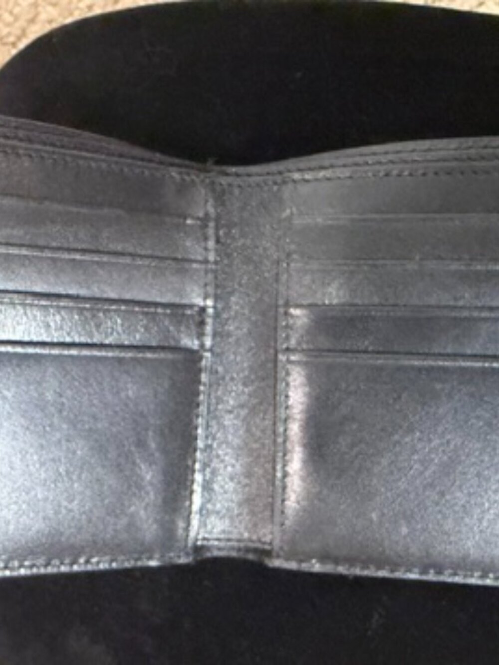 Salvatore Ferragamo Men’s Animal Print Hair Bifold Wallet Italy New No Box - Picture 4 of 6